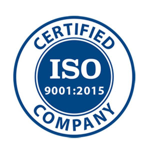 ISO 9001 certified company