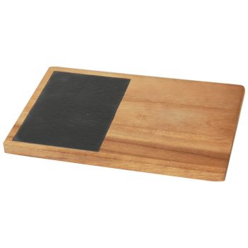 acacia wood Rectangle cutting board with slate 120117