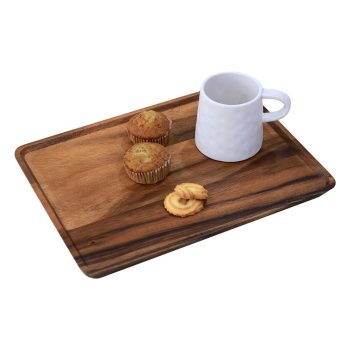 accacia wood tableware tray 120049