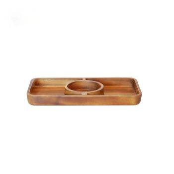 accacia wood tableware tray 120070