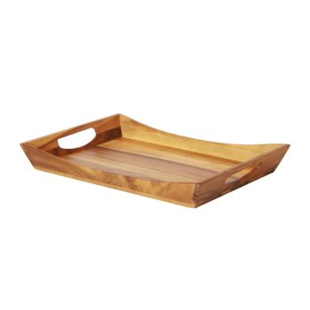 accacia wood tableware tray 120071