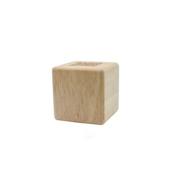 rubber wood Cube for LOGO QR 320047