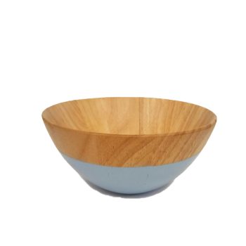 rubber wood salad bowl 320020