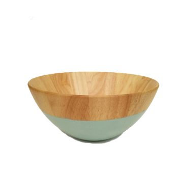 rubber wood salad bowl 320021