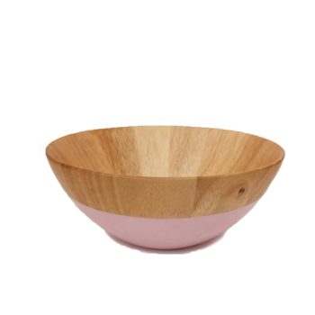 rubber wood salad bowl 320022