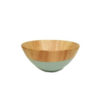 rubber wood salad bowl 320024