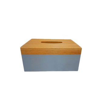 rubber wood tissue box 320032