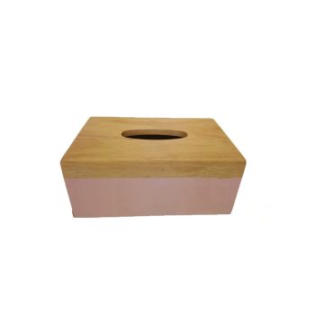 rubber wood tissue box 320034